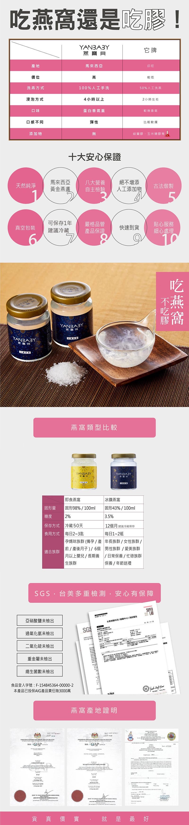 燕寶貝- 冰鑽燕窩禮盒6入 燕寶貝- 冰鑽燕窩禮盒6入